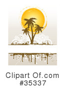 Palm Trees Clipart #35337 by KJ Pargeter
