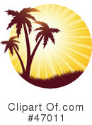 Palm Trees Clipart #47011 by KJ Pargeter
