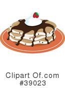Pancakes Clipart #39023 by Maria Bell