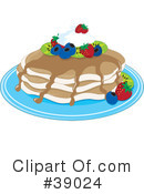 Pancakes Clipart #39024 by Maria Bell