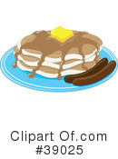 Pancakes Clipart #39025 by Maria Bell