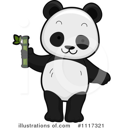 Royalty-Free (RF) Panda Clipart Illustration by BNP Design Studio - Stock Sample #1117321