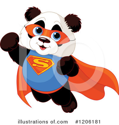 Panda Bear Clipart #1206181 by Pushkin