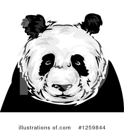 Royalty-Free (RF) Panda Clipart Illustration by BNP Design Studio - Stock Sample #1259844