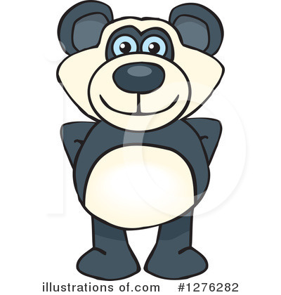 Panda Bear Clipart #1276282 by Dennis Holmes Designs