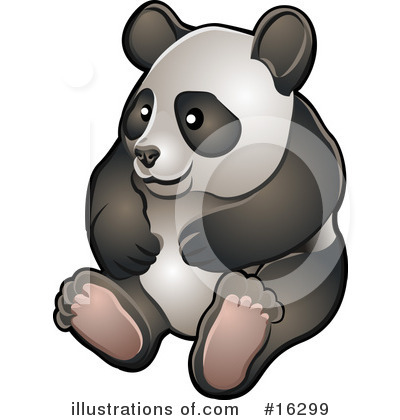 Royalty-Free (RF) Panda Clipart Illustration by AtStockIllustration - Stock Sample #16299