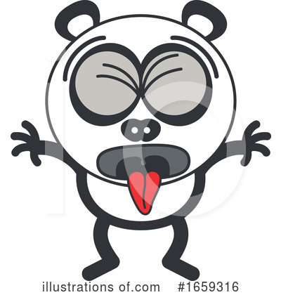 Royalty-Free (RF) Panda Clipart Illustration by Zooco - Stock Sample #1659316