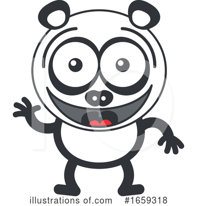 Royalty-Free (RF) Panda Clipart Illustration by Zooco - Stock Sample #1659318