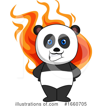 Royalty-Free (RF) Panda Clipart Illustration by Morphart Creations - Stock Sample #1660705