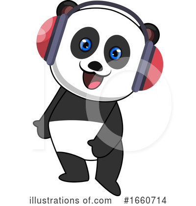 Royalty-Free (RF) Panda Clipart Illustration by Morphart Creations - Stock Sample #1660714