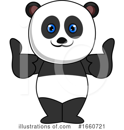 Royalty-Free (RF) Panda Clipart Illustration by Morphart Creations - Stock Sample #1660721