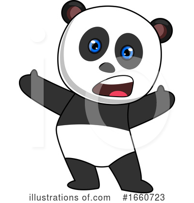 Royalty-Free (RF) Panda Clipart Illustration by Morphart Creations - Stock Sample #1660723