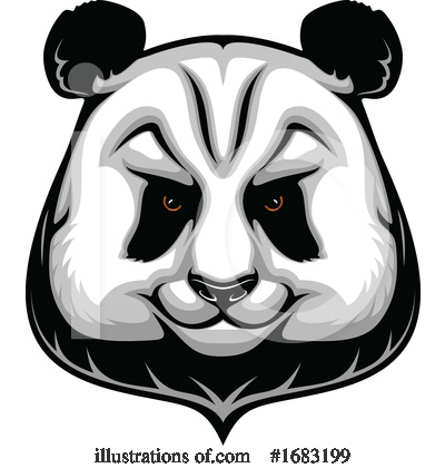 Panda Bear Clipart #1683199 by Vector Tradition SM