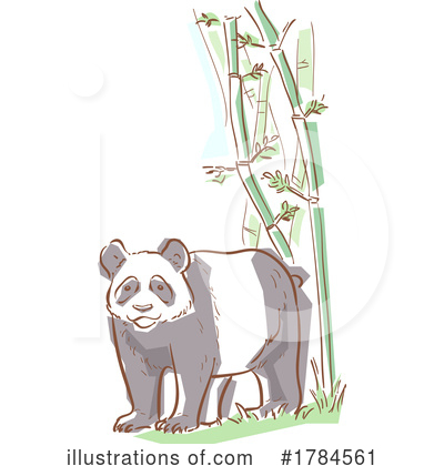 Royalty-Free (RF) Panda Clipart Illustration by BNP Design Studio - Stock Sample #1784561