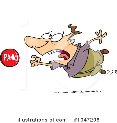 Panic Clipart #1047206 by toonaday