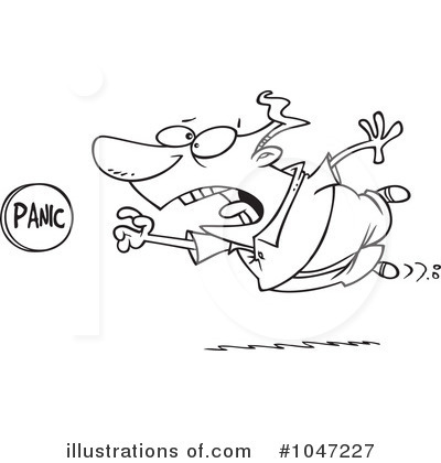 Panic Clipart #1047227 by toonaday