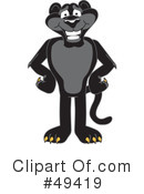 Panther Character Clipart #49419 by Mascot Junction