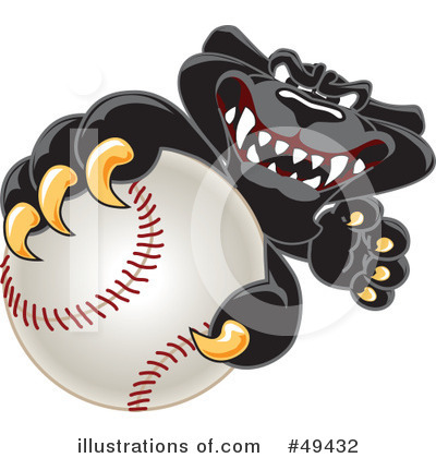 Baseball Clipart #49432 by Mascot Junction