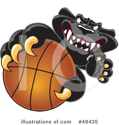 Royalty-Free (RF) Panther Character Clipart Illustration by Mascot Junction - Stock Sample #49435