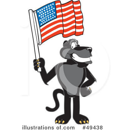 Panther Character Clipart #49438 by Mascot Junction