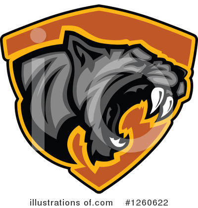 Royalty-Free (RF) Panther Clipart Illustration by Chromaco - Stock Sample #1260622