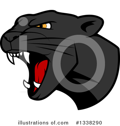 Black Panther Clipart #1338290 by Vector Tradition SM