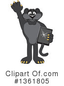 Panther School Mascot Clipart #1361805 by Mascot Junction