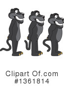 Panther School Mascot Clipart #1361814 by Mascot Junction