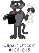 Panther School Mascot Clipart #1361815 by Mascot Junction