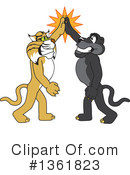 Panther School Mascot Clipart #1361823 by Mascot Junction