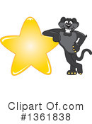 Panther School Mascot Clipart #1361838 by Mascot Junction