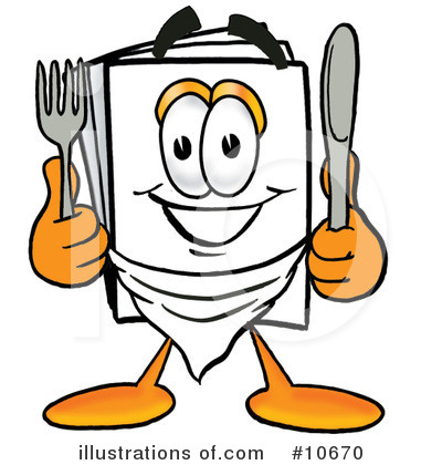 Silverware Clipart #10670 by Mascot Junction