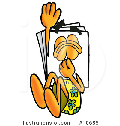 Royalty-Free (RF) Paper Clipart Illustration by Mascot Junction - Stock Sample #10685