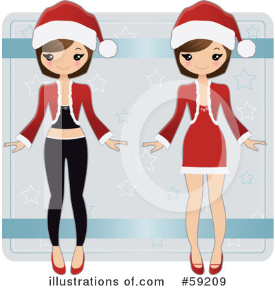 Christmas Woman Clipart #59209 by Melisende Vector