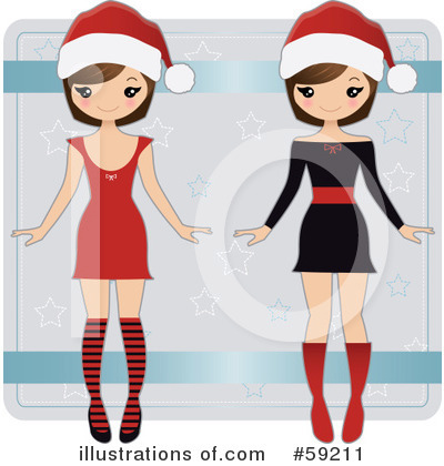 Christmas Woman Clipart #59211 by Melisende Vector