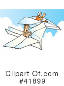 Paper Plane Clipart #41899 by Snowy