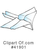 Paper Plane Clipart #41901 by Snowy