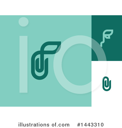 Royalty-Free (RF) Paperclip Clipart Illustration by elena - Stock Sample #1443310