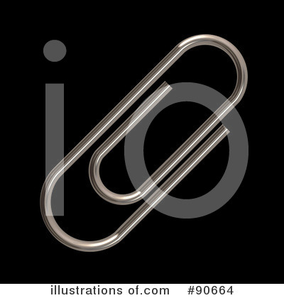Royalty-Free (RF) Paperclip Clipart Illustration by Arena Creative - Stock Sample #90664