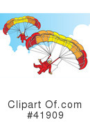 Paragliding Clipart #41909 by Snowy