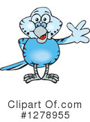 Parakeet Clipart #1278955 by Dennis Holmes Designs