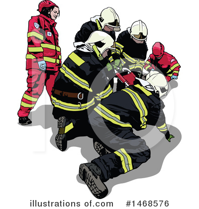 Fireman Clipart #1468576 by dero