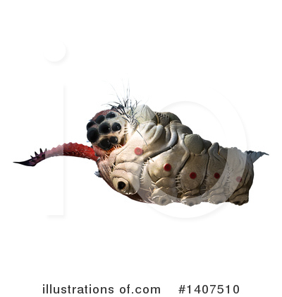 Parasitic Grub Clipart #1407510 by Leo Blanchette