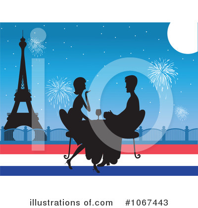 Eiffel Tower Clipart #1067443 by Maria Bell