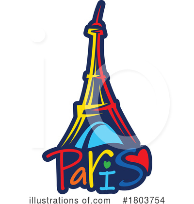 Royalty-Free (RF) Paris Clipart Illustration by Vector Tradition SM - Stock Sample #1803754