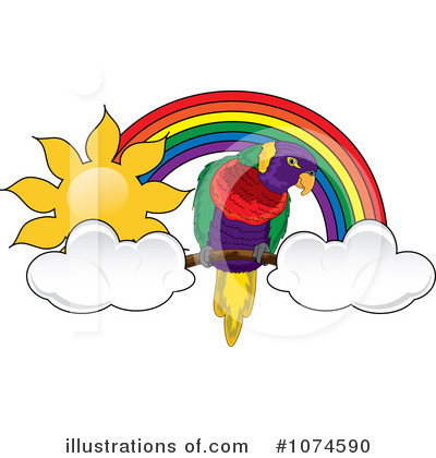 Rainbow Clipart #1074590 by Pams Clipart