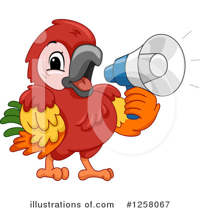 Parrot Clipart #1258067 by BNP Design Studio