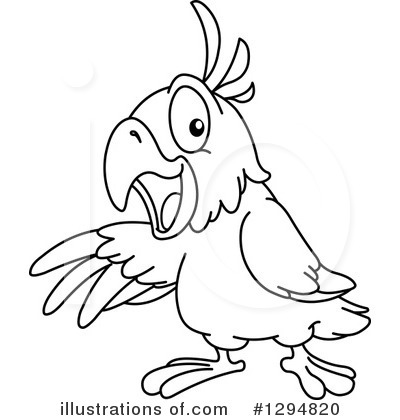 Royalty-Free (RF) Parrot Clipart Illustration by yayayoyo - Stock Sample #1294820