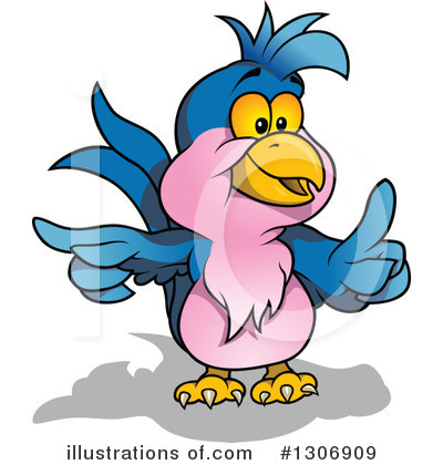 Royalty-Free (RF) Parrot Clipart Illustration by dero - Stock Sample #1306909