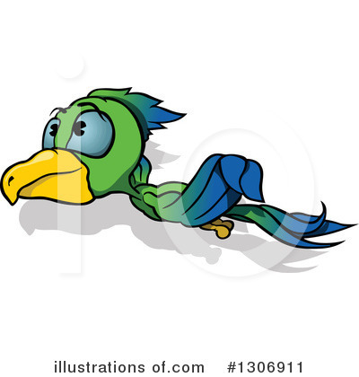Royalty-Free (RF) Parrot Clipart Illustration by dero - Stock Sample #1306911